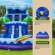 preview thumbnail 6 of 10, XJUMP 27 FT Surf Beach Dual Lane Inflatable Water Slide with Detachable Splash Pool for Kids, Commercial PVC, Blower Included