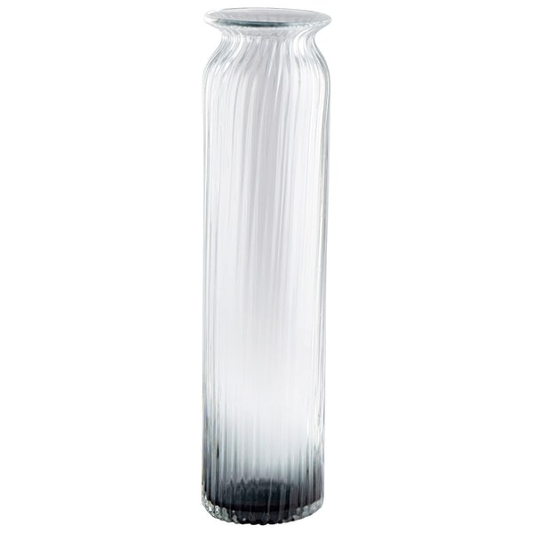 Cyan Design 09173 Waterfall 4-3/4" Diameter Glass Vase - Smoke