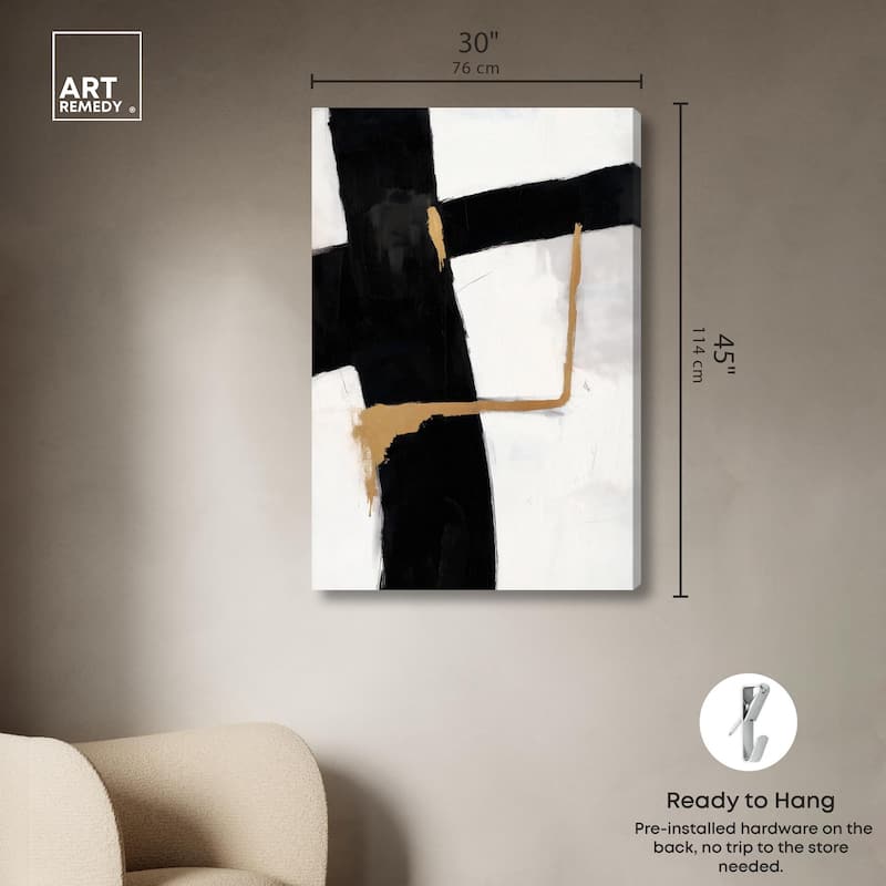 Dichotomy IV Canvas by Art Remedy, Gallery Wrapped