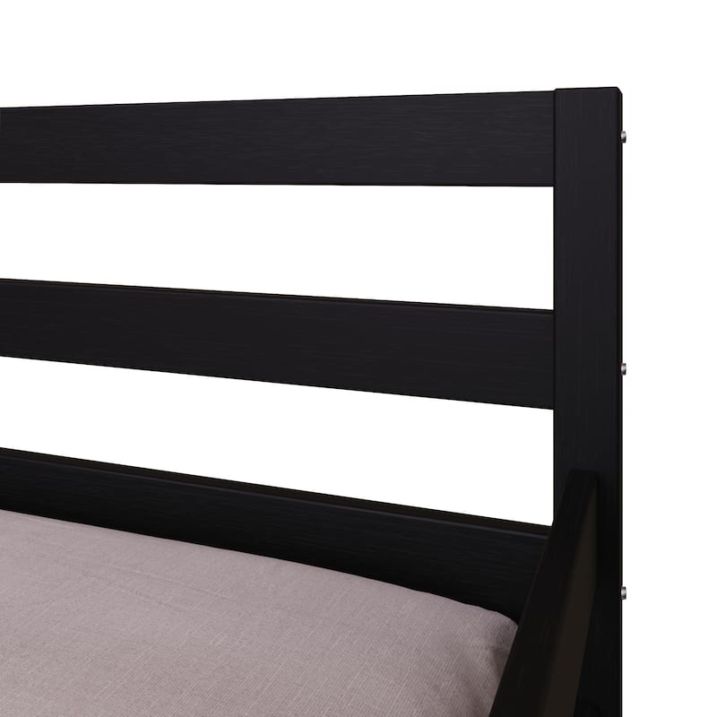 CraftPorch Rustic Wooden Twin Size Daybed With Trundle