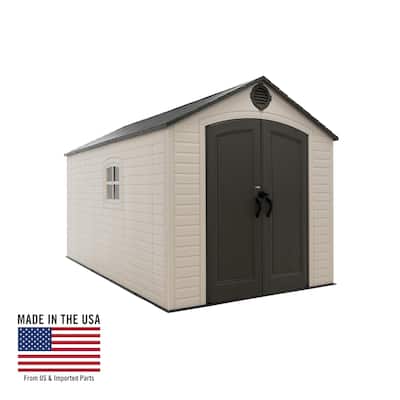 Lifetime 8 Ft. x 15 Ft. Outdoor Storage Shed