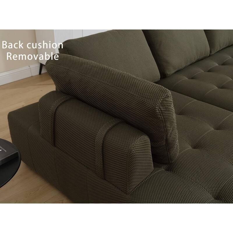 Modular Combination Sofa, U-shaped Sofa, Living Room, Apartment, Upholstered ,6-seat Sofa, Free Combination Sofa