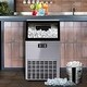 preview thumbnail 1 of 10, AOOLIVE Freestanding Commercial Ice Maker Machine 100LBS/24H