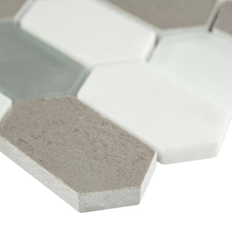 Ackland AKM-G-12X12SP-CA 12" x 12" Glass Dot-Mounted Wall Mosaic Tile