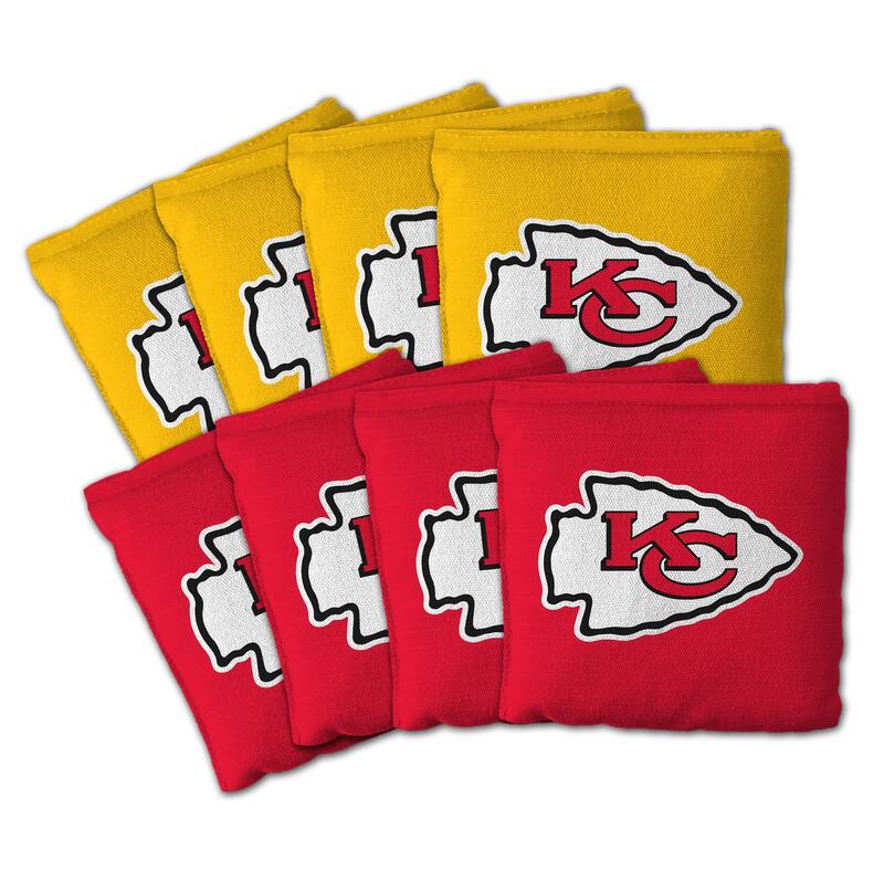 Kansas City Chiefs NFL Dual Sided Pro Stop & Slide Cornhole Bags