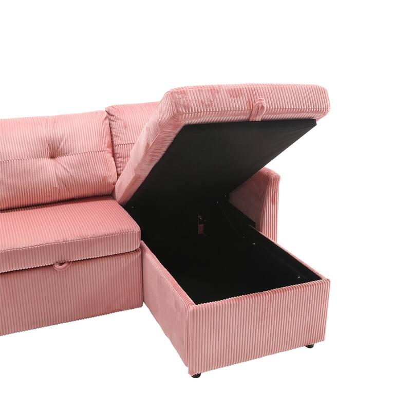 Modular Sectional Sofa L Shaped Modular Couch with Reversible Chaise