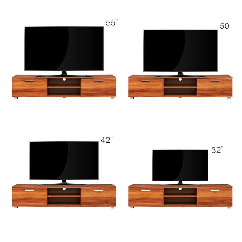 TV Stand for TVs up to 70", Modern Media Console Table for Living Room