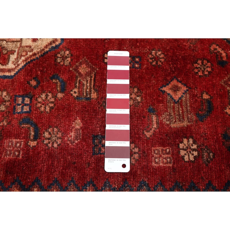 ECARPETGALLERY Hand-knotted Antalya Vintage Red Wool Rug - 3'4 x 6'9