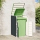 preview thumbnail 52 of 56, vidaXL Wheelie Bin Storage Rubbish Waste Bin Storage Steel