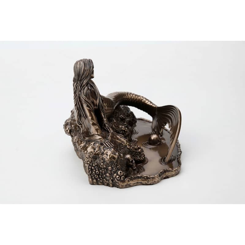 8.66" H SIRENS LAMENT BY ANNE STOKES Cold Cast Bronze - 6.3"x8.66"x5.91"