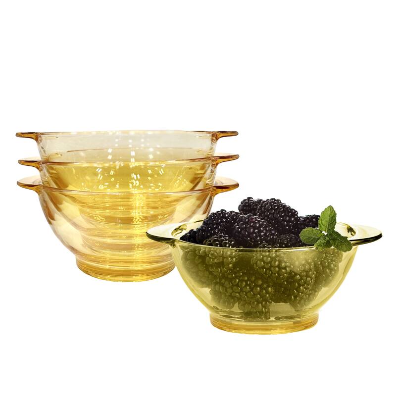 STP Goods 15.2 fl oz Borosilicate Glass Salad & Dessert Bowl Set of 4
