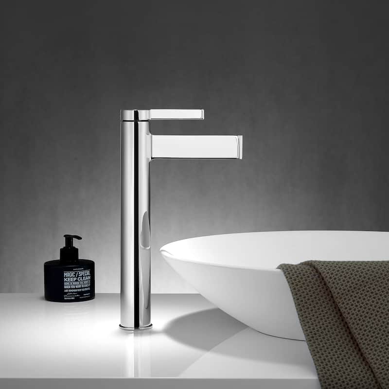 Vinnova Oviedo Single Hole Lever Vessel Bathroom Faucet