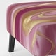 preview thumbnail 98 of 101, Designart "Mettalic Indigo And Gold II" Upholstered Abstract Accent Chair - Glam Arm Chair For Living Room
