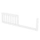 preview thumbnail 18 of 54, New Style Convertible Crib / Full Size Platform Bed with Changing Table, Storage Bed with Shelves, Wooden Crib