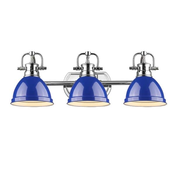 slide 2 of 22, Golden Lighting Duncan 3 Light 25" Wide Bathroom Vanity Light