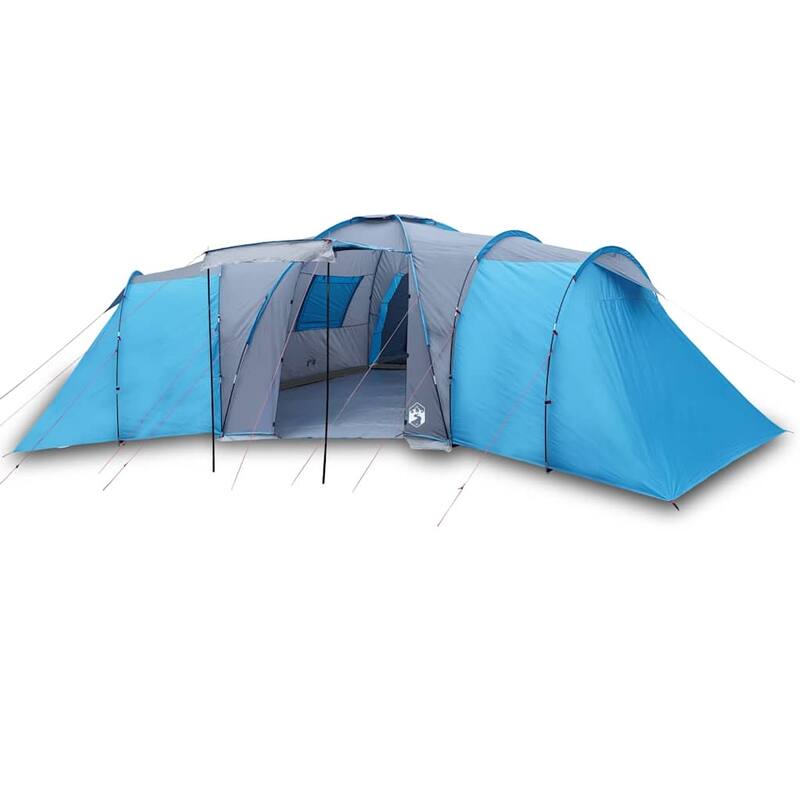 vidaXL Family Tent Dome 12-Person Green Waterproof - 330.7" x 283.5" x 78.7"