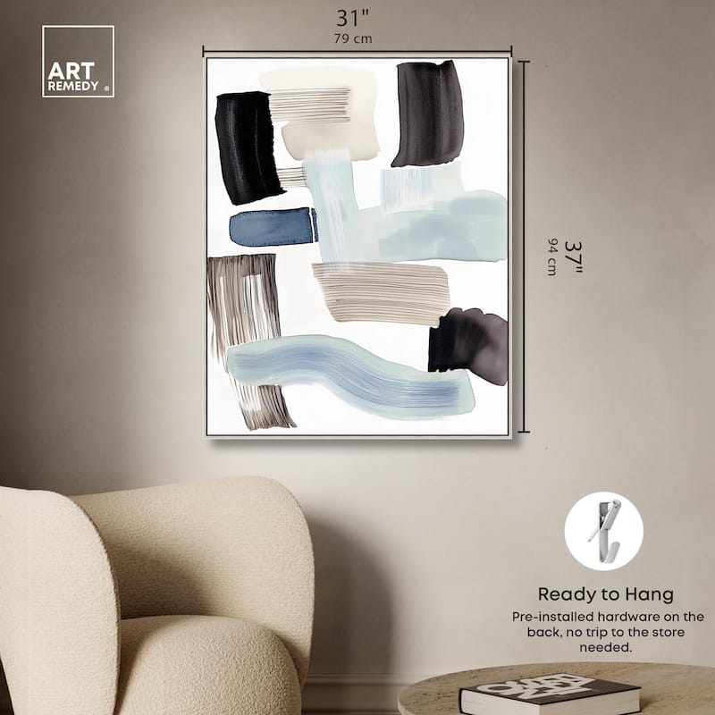Abstract Order Canvas by Art Remedy