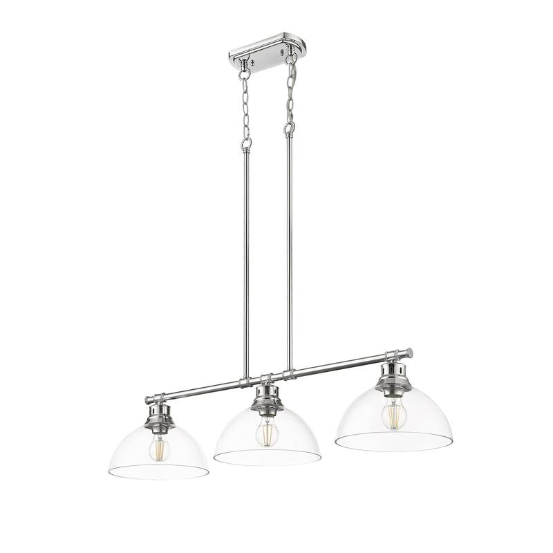 Golden Lighting 3602-3LP CH Duncan 3 Light 40" Wide Linear Pendant