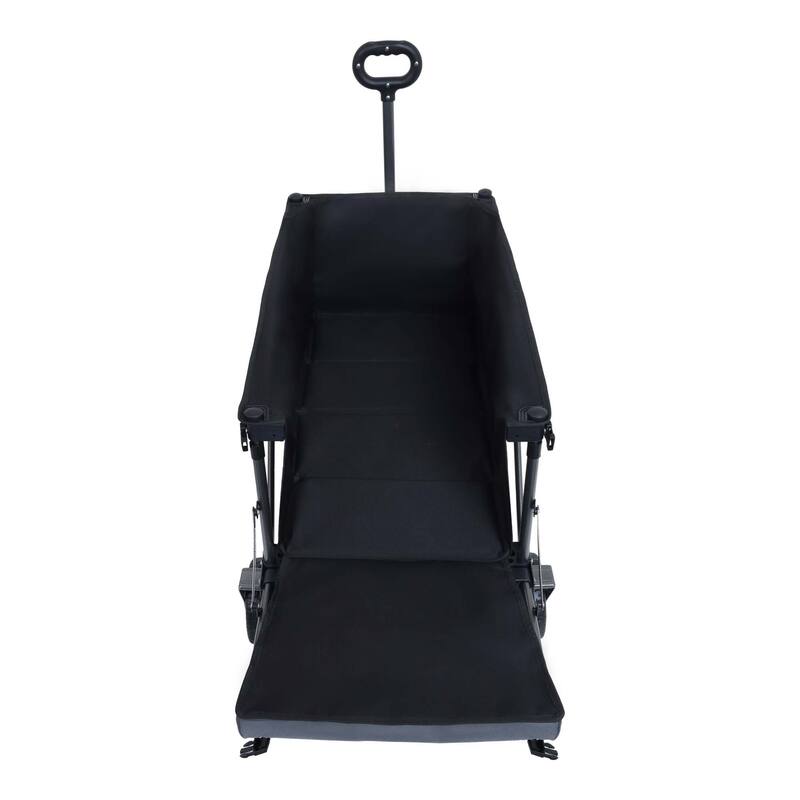 Collapsible Folding Wagon with Big Wheels - N/A