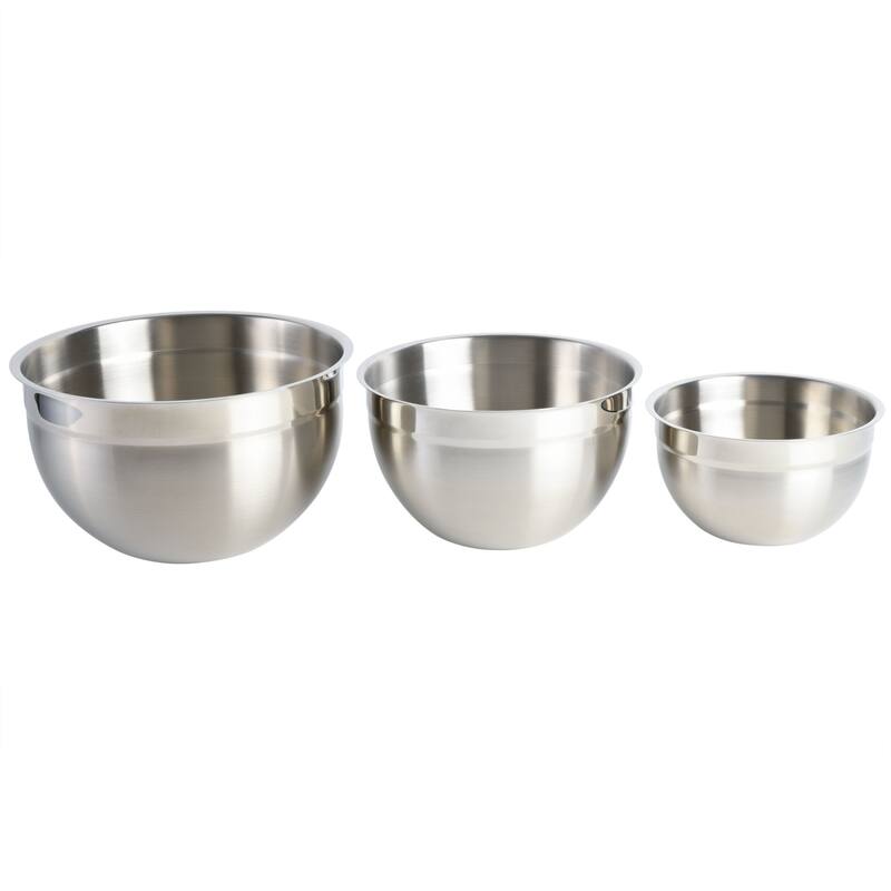 Babish 3 Piece Stainless Steel Mixing Bowl Set