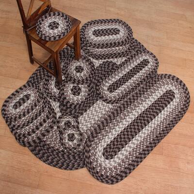 Better Trends Denali Braid Collection 15-piece Reversible Rug Set