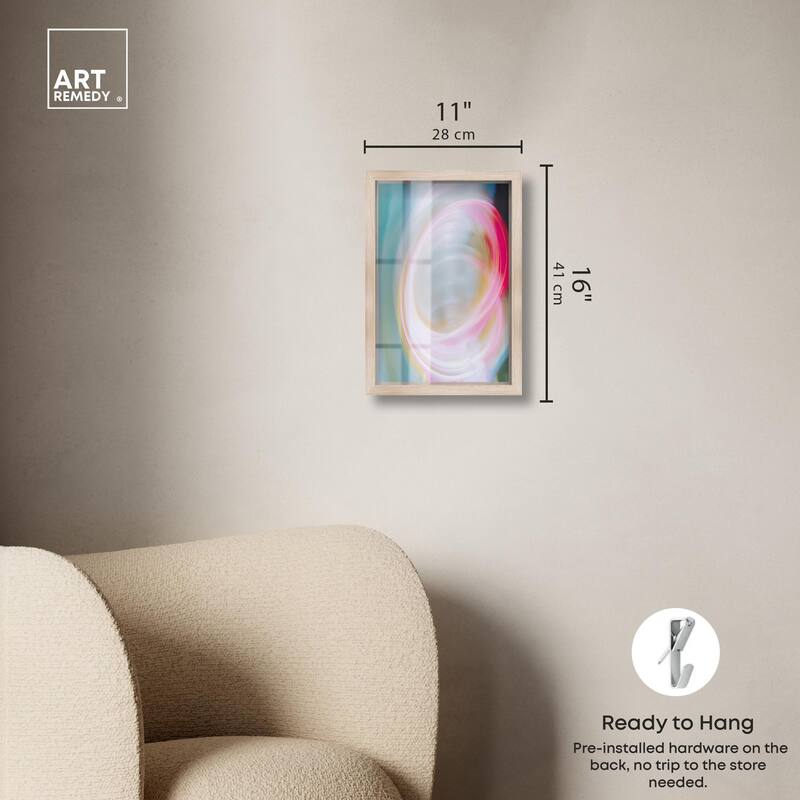 Swirling Light III Shadowbox by Art Remedy