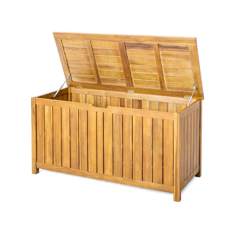 Portside 100Gallons Wood Deck Box