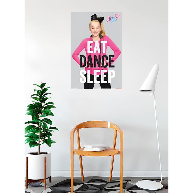 Jojo Siwa - Eat Dance Sleep Art Poster - 24 x 36 Inch