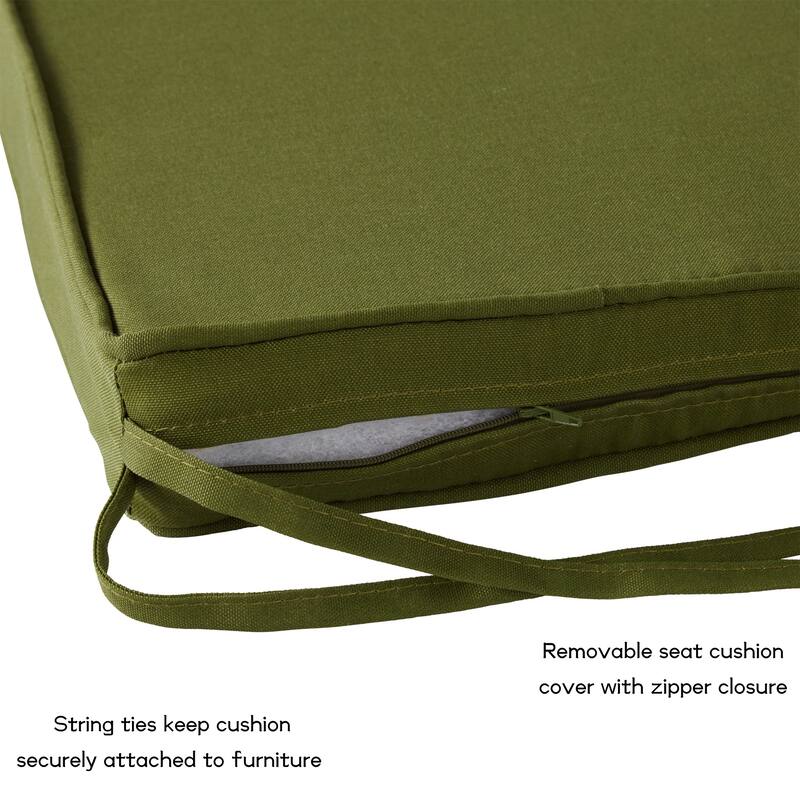 Greendale Home Fashions 18-Inch Square Outdoor Chair Pad (4-Pack)