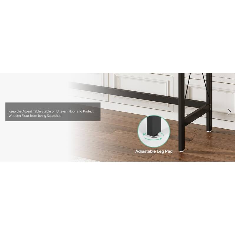 70.9" Extra Long Console Table with Power Outlets & USB Ports, Narrow Sofa Table Behind Couch, with Charging Station