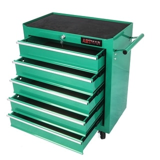 5-Drawer Rolling Tool Cart with Wheels Garage Storage Tool Chest