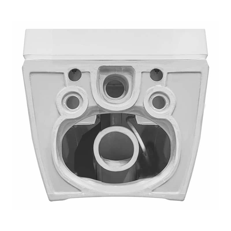 In-wall Smart Toilet Combo Set - Toilet Bowl With Bidet Seat, Tank And Carrier System