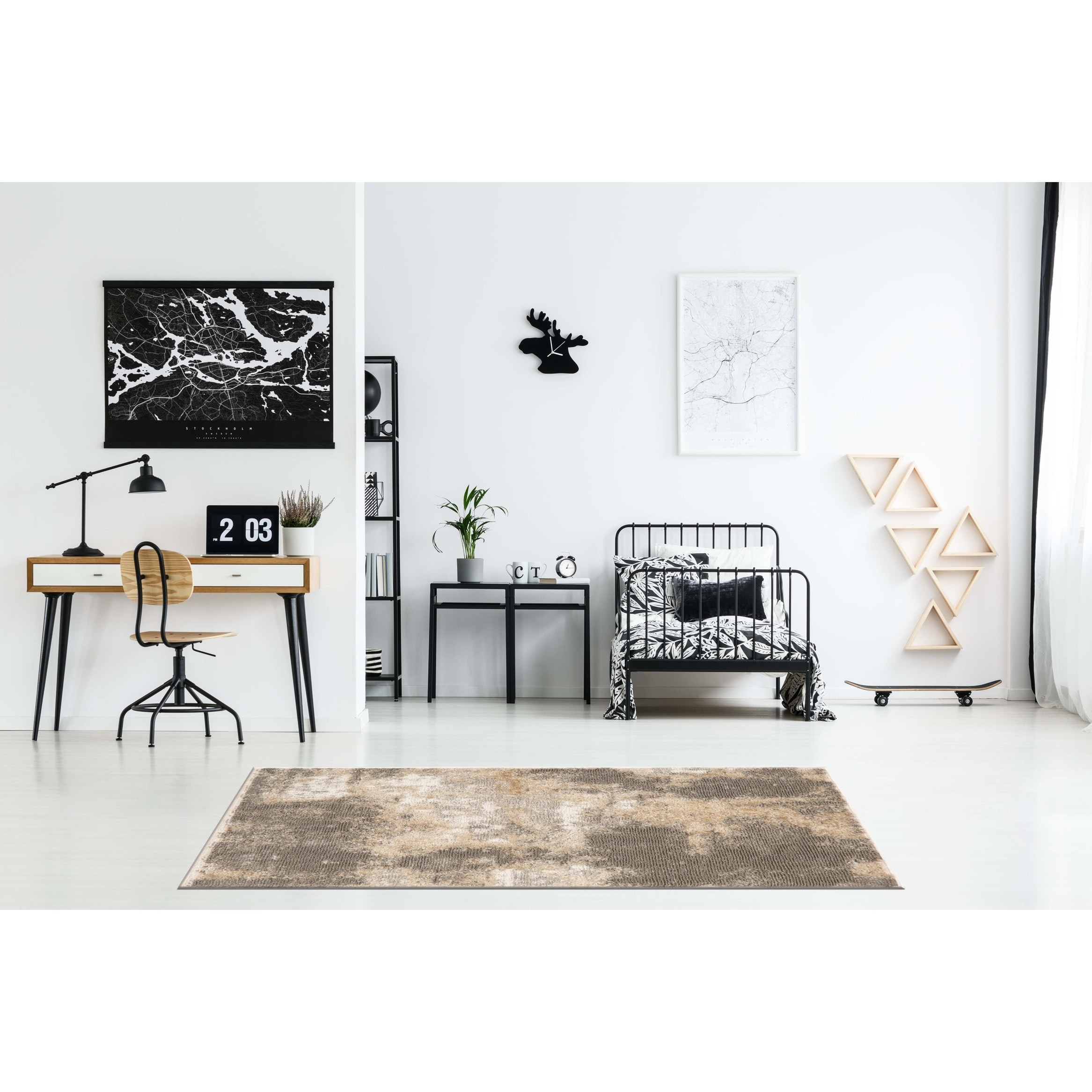 MDA Rugs Lefkada Collection Modern Abstract Area Rug