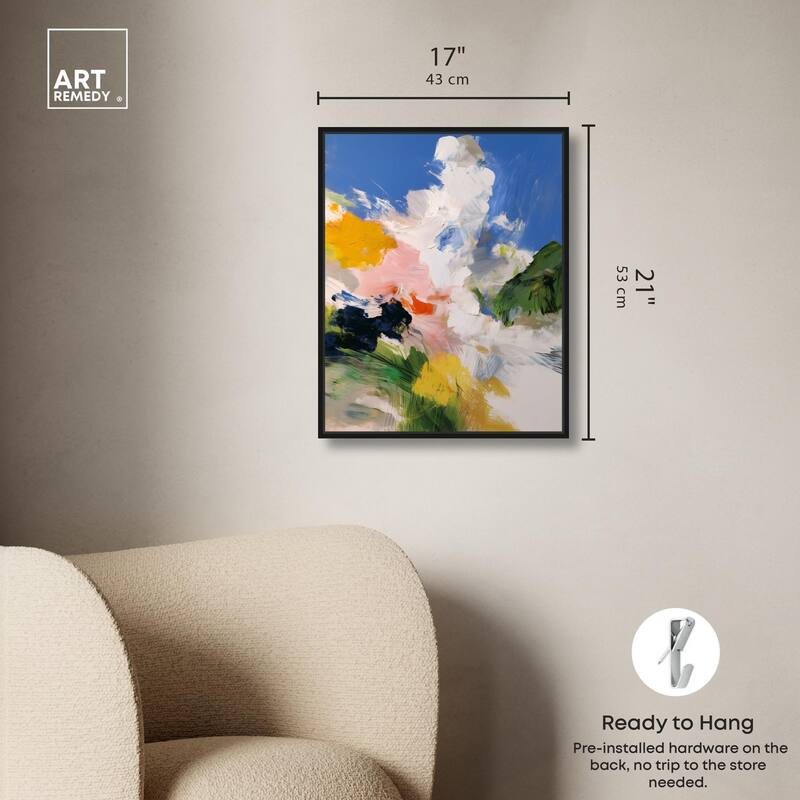 Clouds and Color II Canvas by Art Remedy