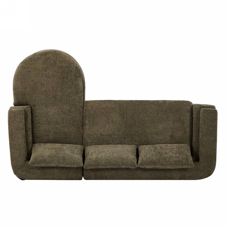 Christopher Knight Home - Compressed Modern L-Shape Upholstered Modular Sectional Sofa