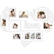 preview thumbnail 10 of 11, HELLO LAURA Heart-Shaped Photo Frame Set Wall Hanging Picture Frame
