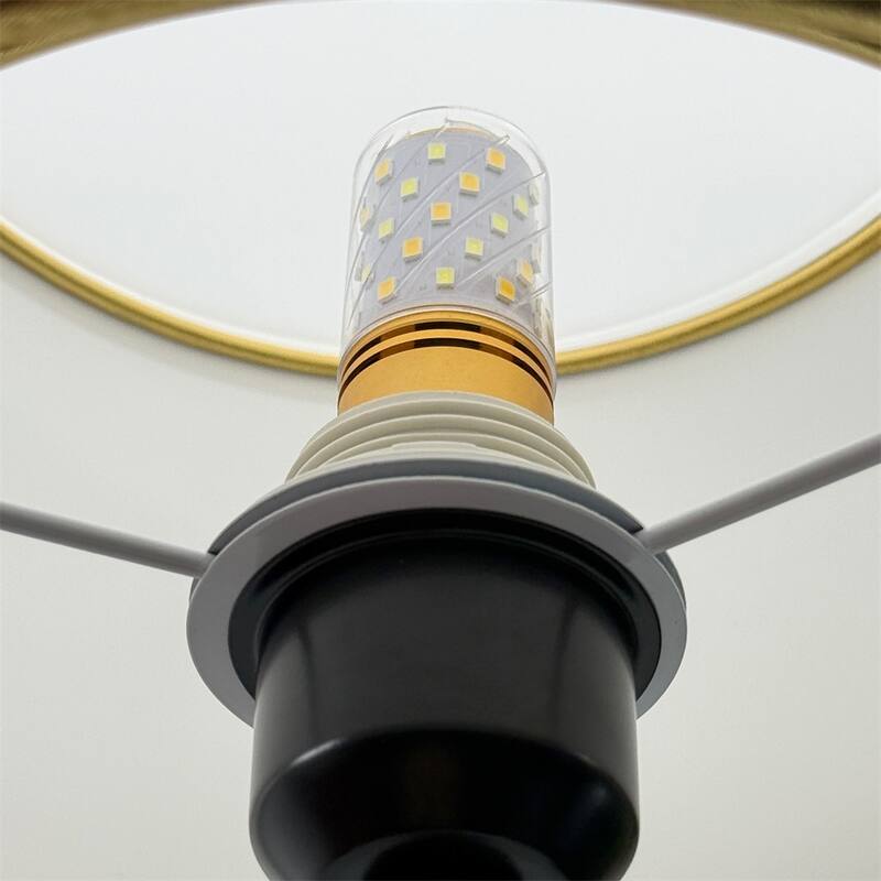 Bedside lamp 3-Color Dimmable Farmhouse Table Lamp for Nightstand Room - 18.5