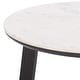 preview thumbnail 6 of 10, SAFAVIEH Arkady Round Marble Top Coffee Table - 36" W x 36" D x 16" H