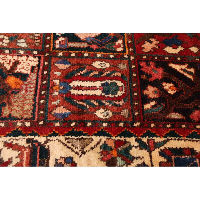 ECARPETGALLERY Hand-knotted Kayseri Vintage Red Wool Rug - 4'7 x 6'6