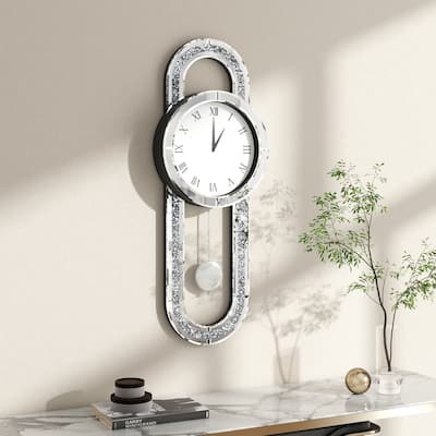 Glass Wall Clock