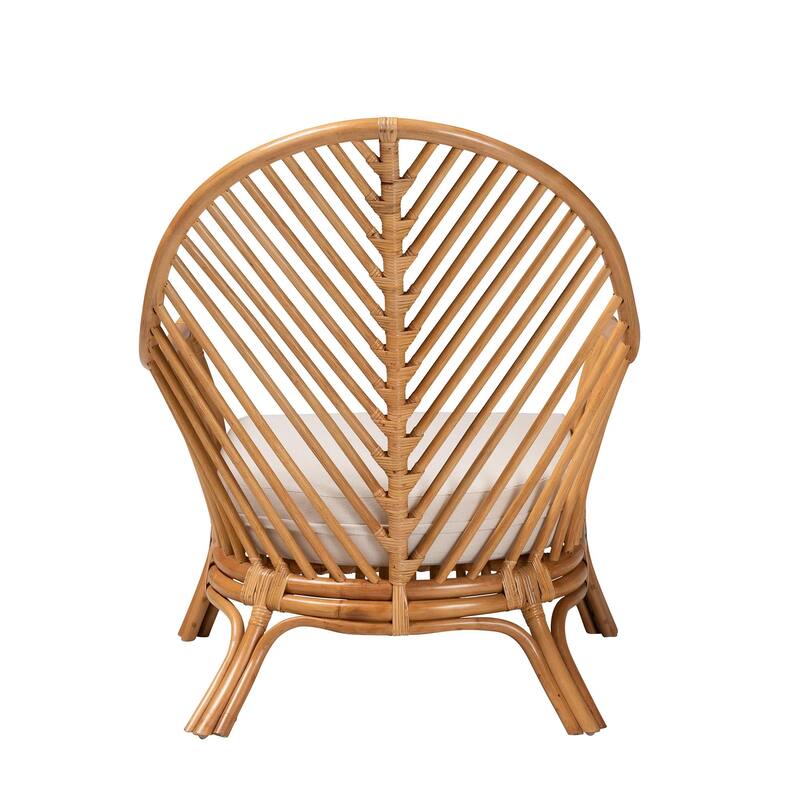 Lisabon Bohemian Light Honey Rattan Arm Chair