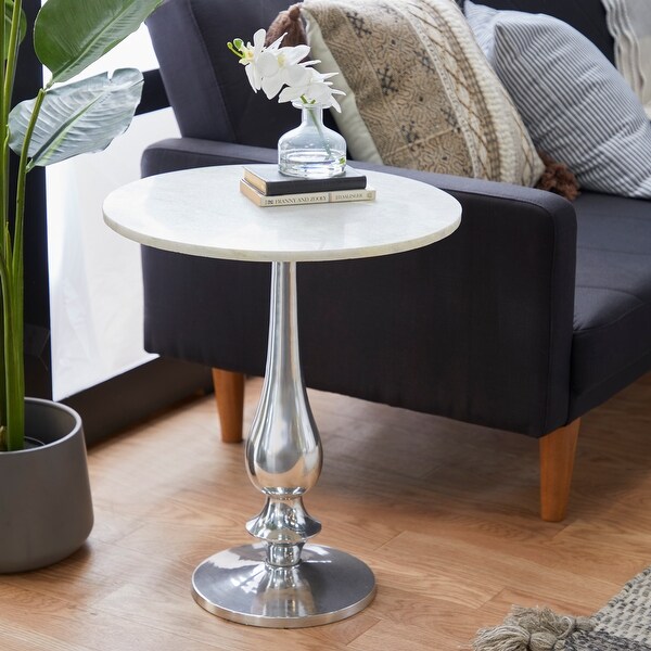 Marble accent table bed bath and beyond discount