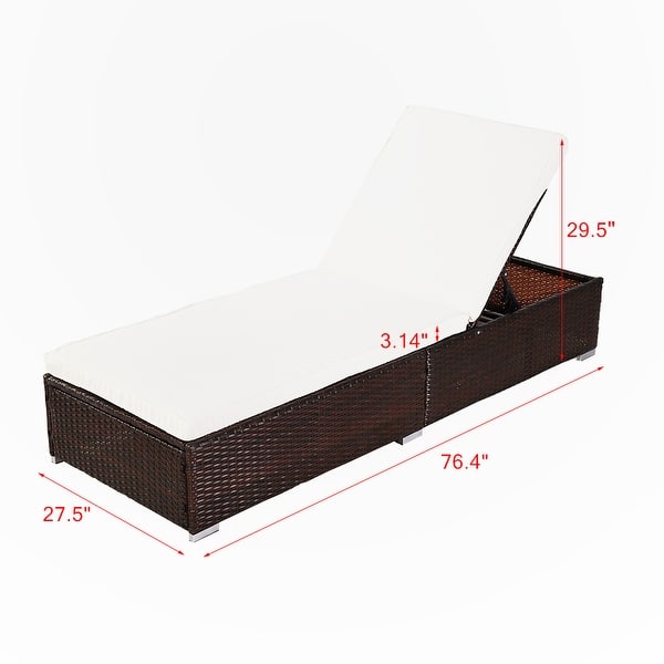 Outdoor Leisure Rattan Pool Bed - Bed Bath & Beyond - 37310050