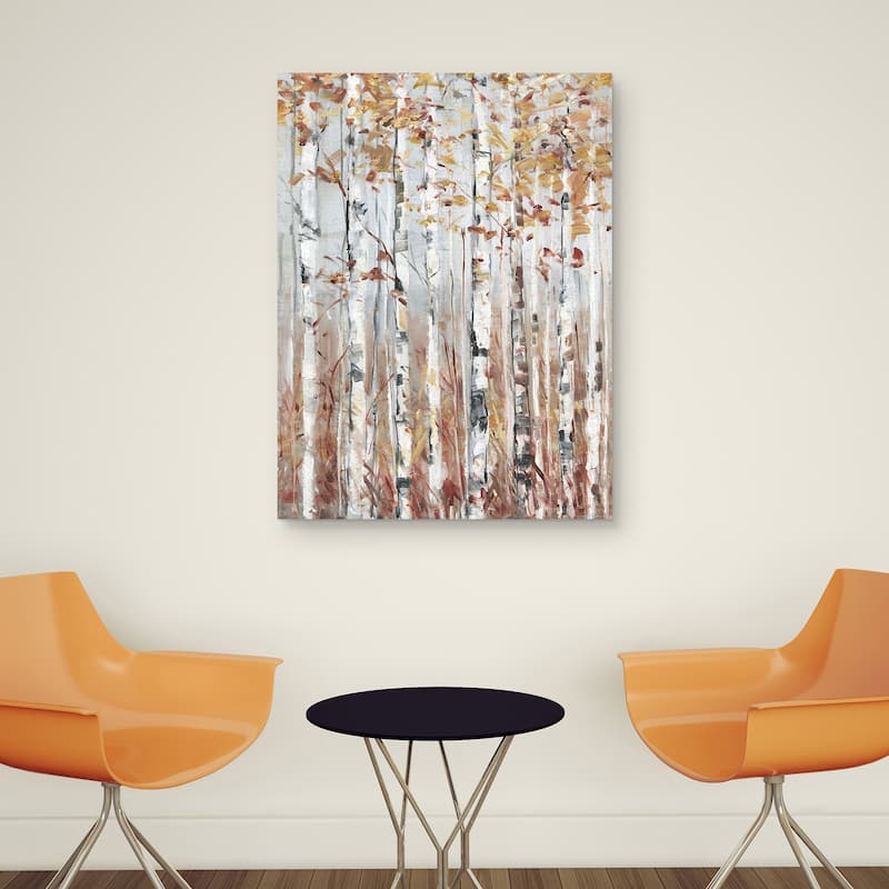 Copper Forest by Sally Swatland Canvas Art Print