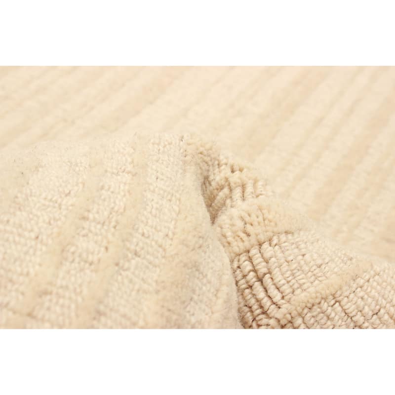 Kashkuli Gabbeh Cream Rug 4'0" x 3'11" - 4'0 x 3'11