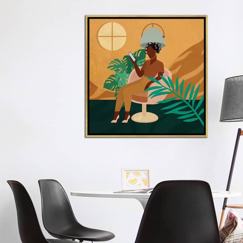 iCanvas "Salon No. 3" by Domonique Brown Framed Canvas Print