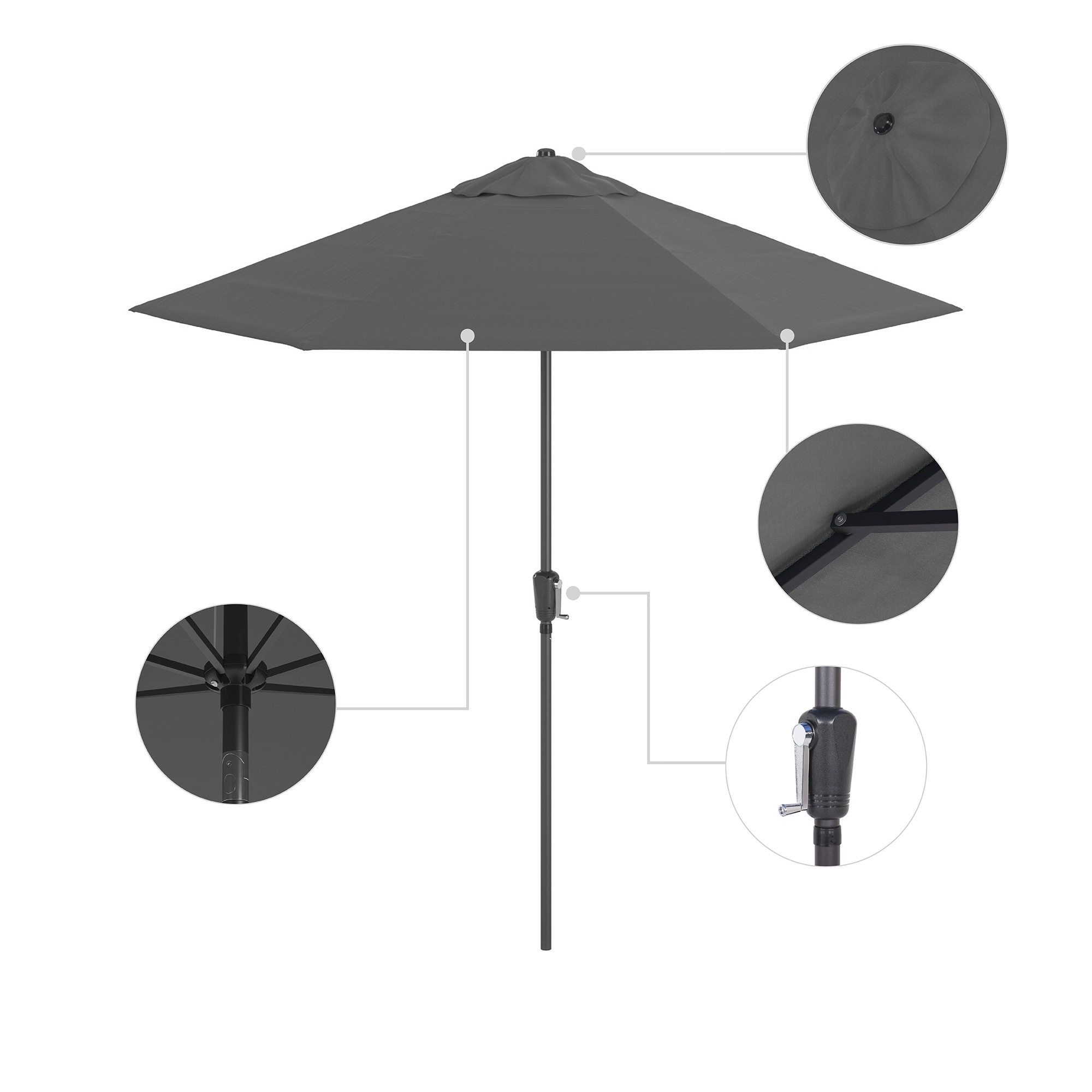 aldi sale patio umbrella Replacement Canopy for Abba 8’ x 10’ Patio – RipLock 350 MASTERLINQ Easy wiping after rain Choose your size:L Coleman Powersports B100 Mini