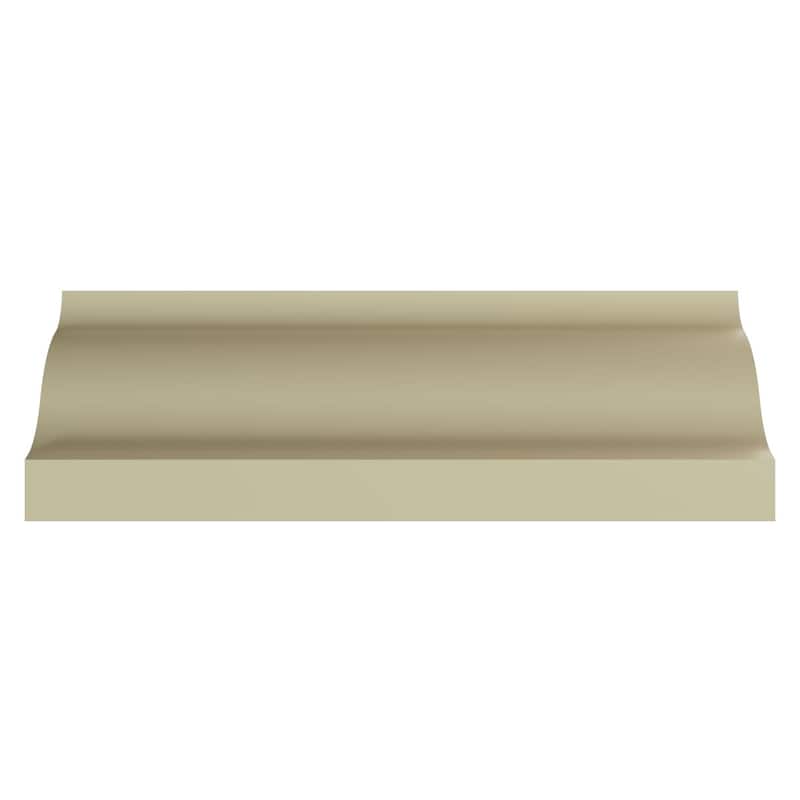 4"H x 4"P x 6 5/8"F x 96"L Austin Crown Moulding - 1-Pack