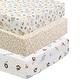 preview thumbnail 21 of 54, Polka Dot Animal Bear Friends ABC&123 Unisex Multi-color Cotton Toddler/Baby Crib Child Fitted Sheet Set (Pack of 3) - N/A