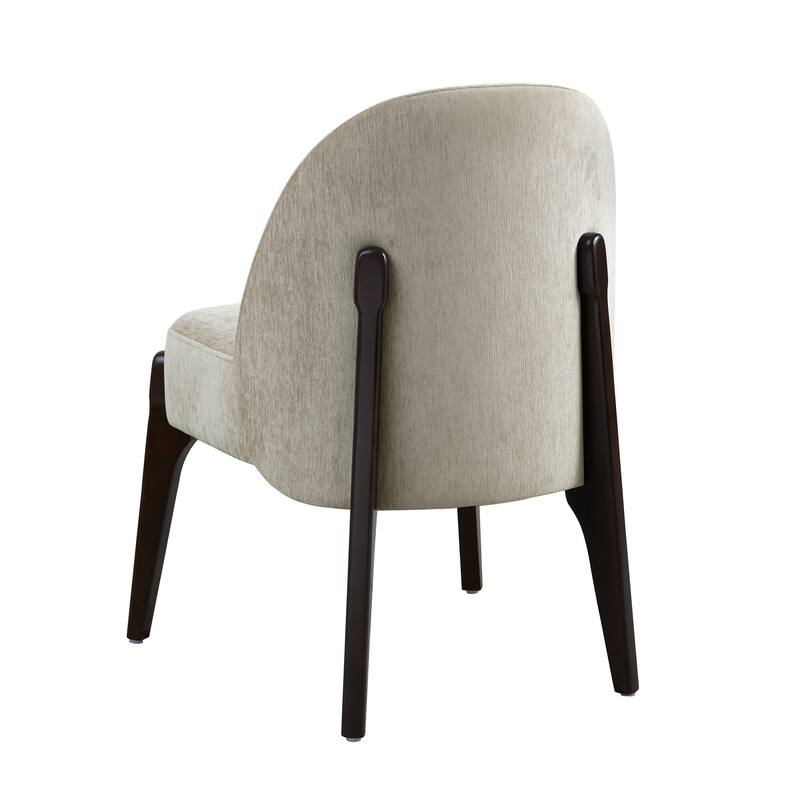 Oslo Chenille Wood Side Chair Set of 2